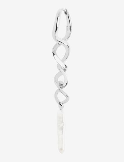Tornado Earring - perleøredobber - silver