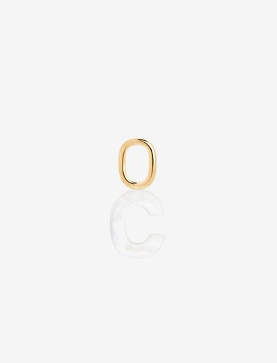 Lucid Letter Charm - pendentifs - gold