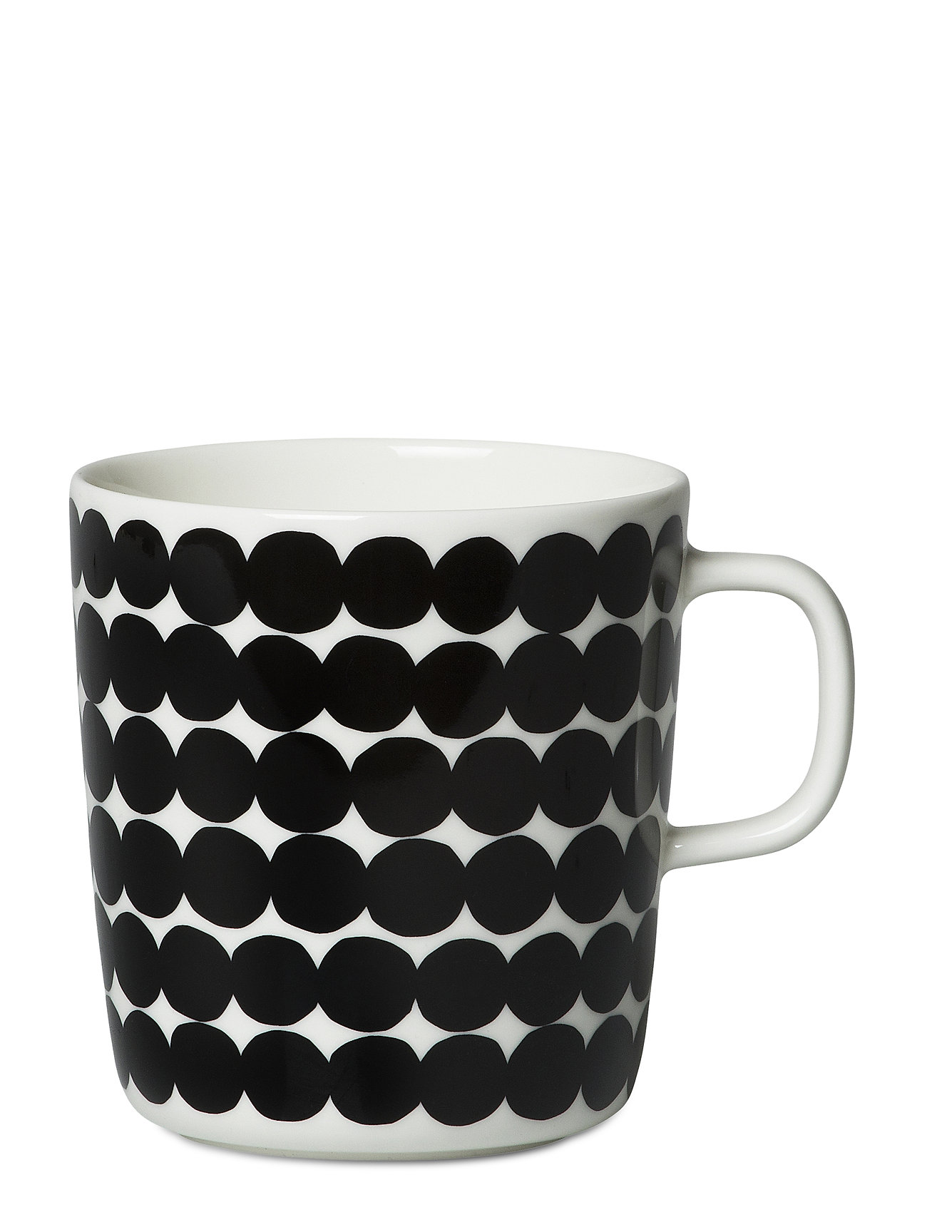 Räsymatto Mug Home Tableware Cups & Mugs Tea Cups Black Marimekko Home