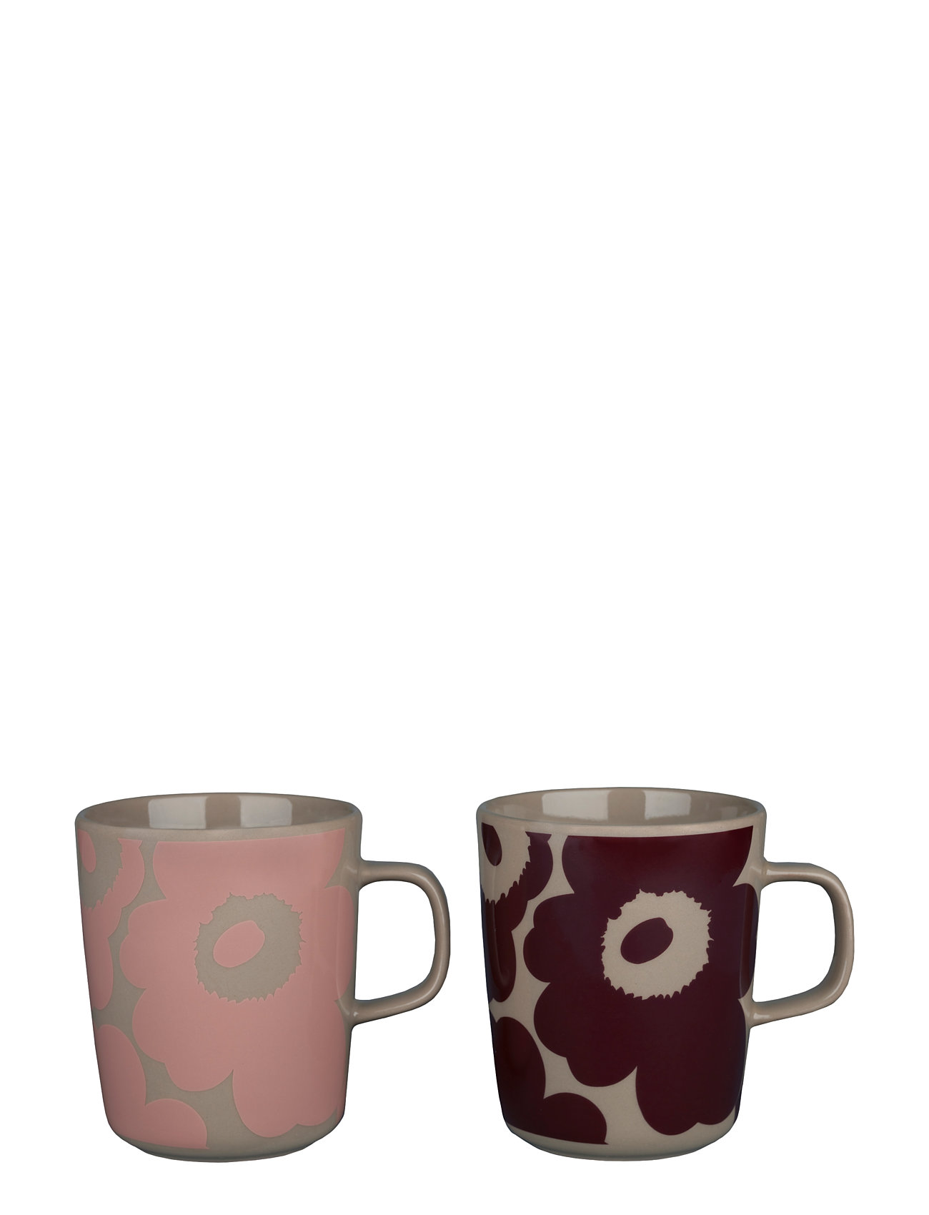 Marimekko Home Unikko Mug 2,5dl 2 Pcs - Kahvikupit 