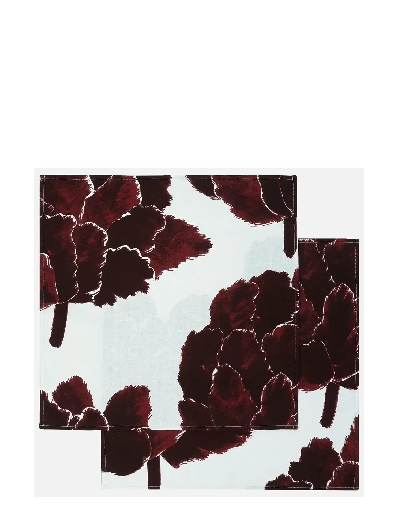 Marimekko Home Napkin 43X43cm 2Pcs, 43X 43 cm, Brown, Spise- Og Bordtilbehør > Servietringe Og -Holdere, Unisex