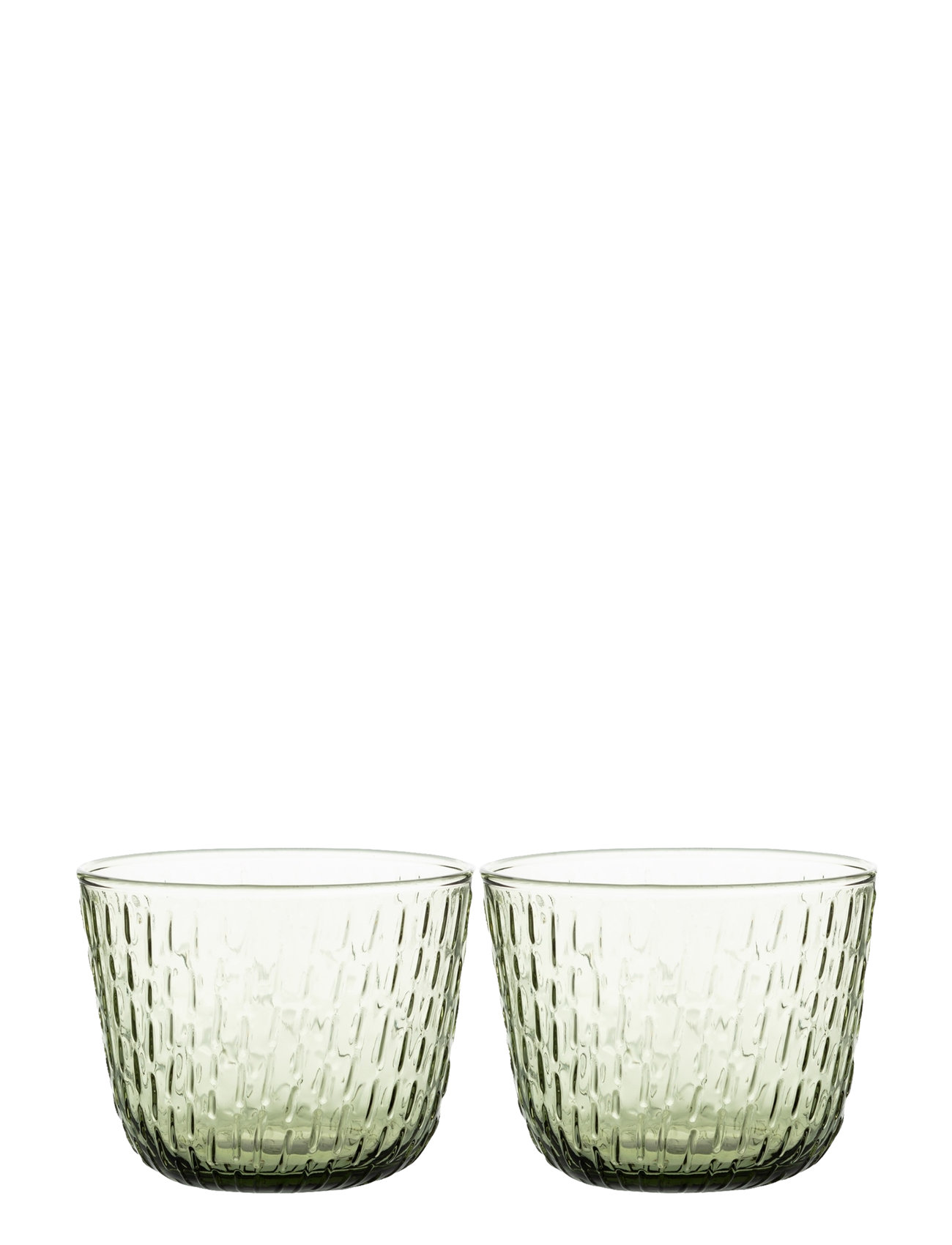 Syksy Tumbler 2,0 Dl 2Pcs Home Tableware Glass Drinking Glass Green Marimekko Home