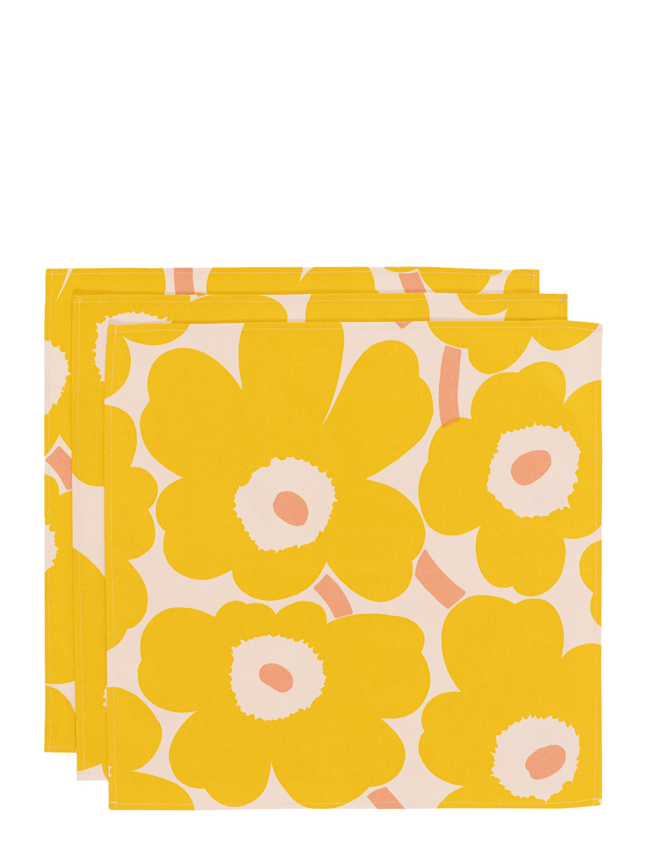 Marimekko Home Pieni Unikko Napkin 3 Pcs Gul