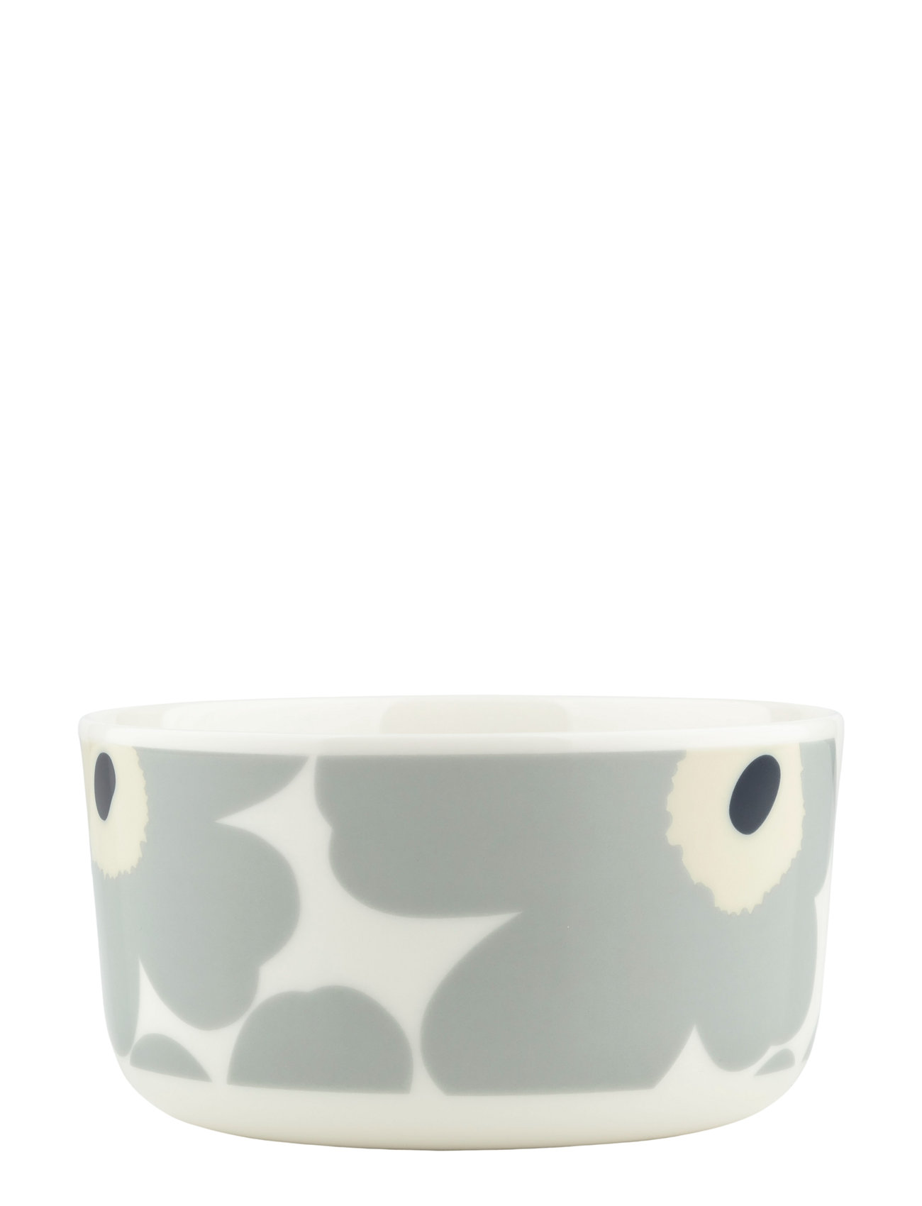 Unikko Bowl 5 Dl Grey Marimekko Home