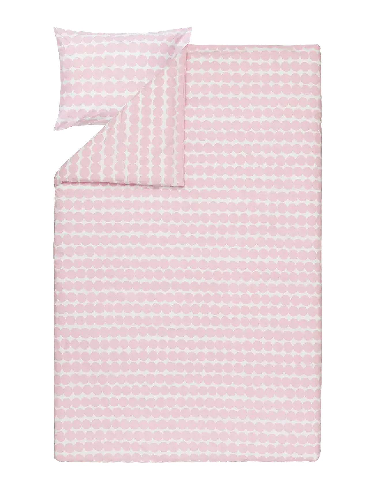 Marimekko Home Räsymatto Dc+Pc 150 X 210 Cm/50 X 60 Cm Rosa