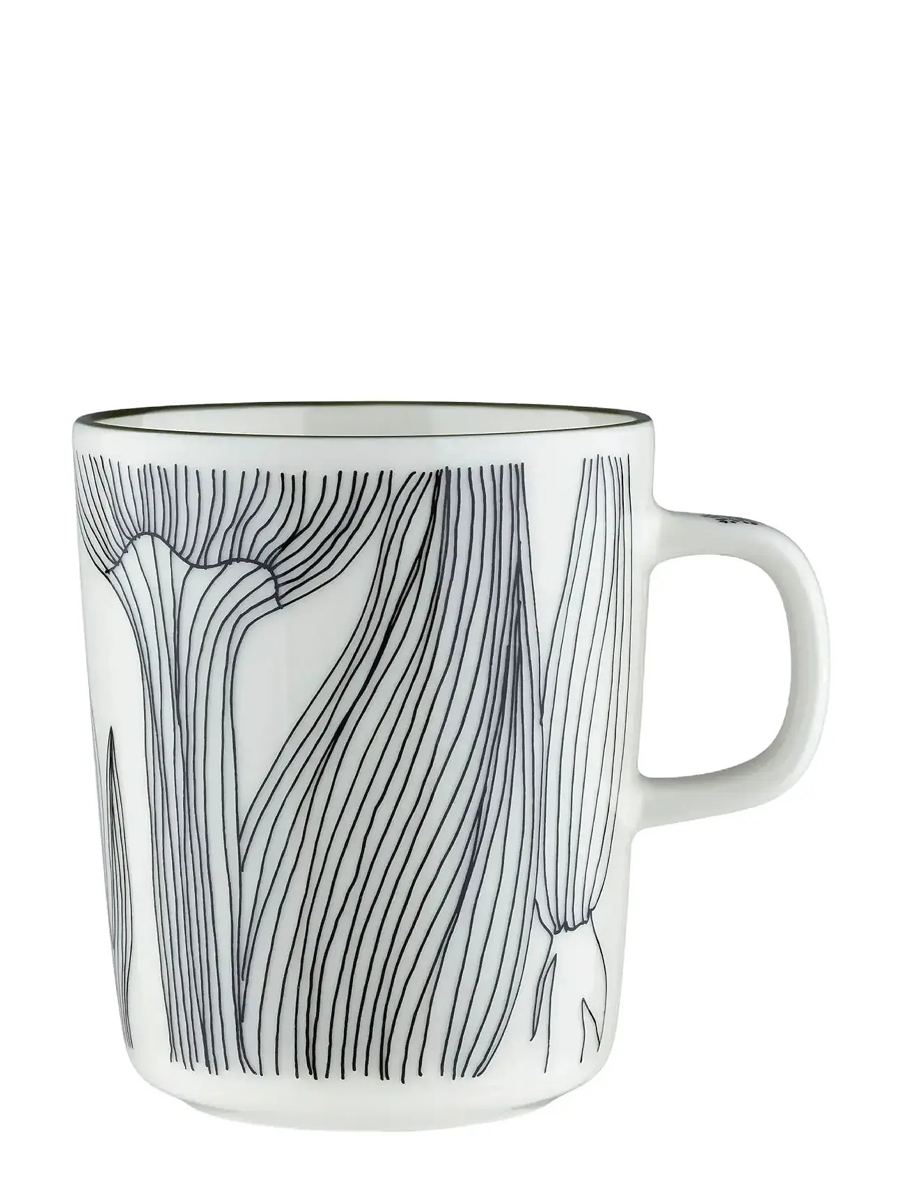 Marimekko Home Kukat Puhkeavat Mug 2,5Dl, 25 CL, White, Kopper & Krus > Kaffekopper, Unisex