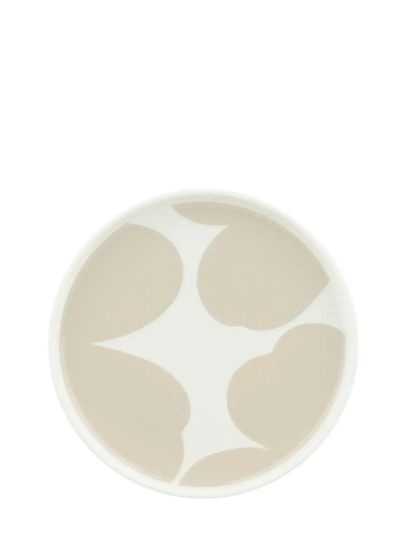 Marimekko Home Iso Unikko Plate 20 cm, Ø 20 cm, White, Tallerkener > Middagstallerkener, Unisex