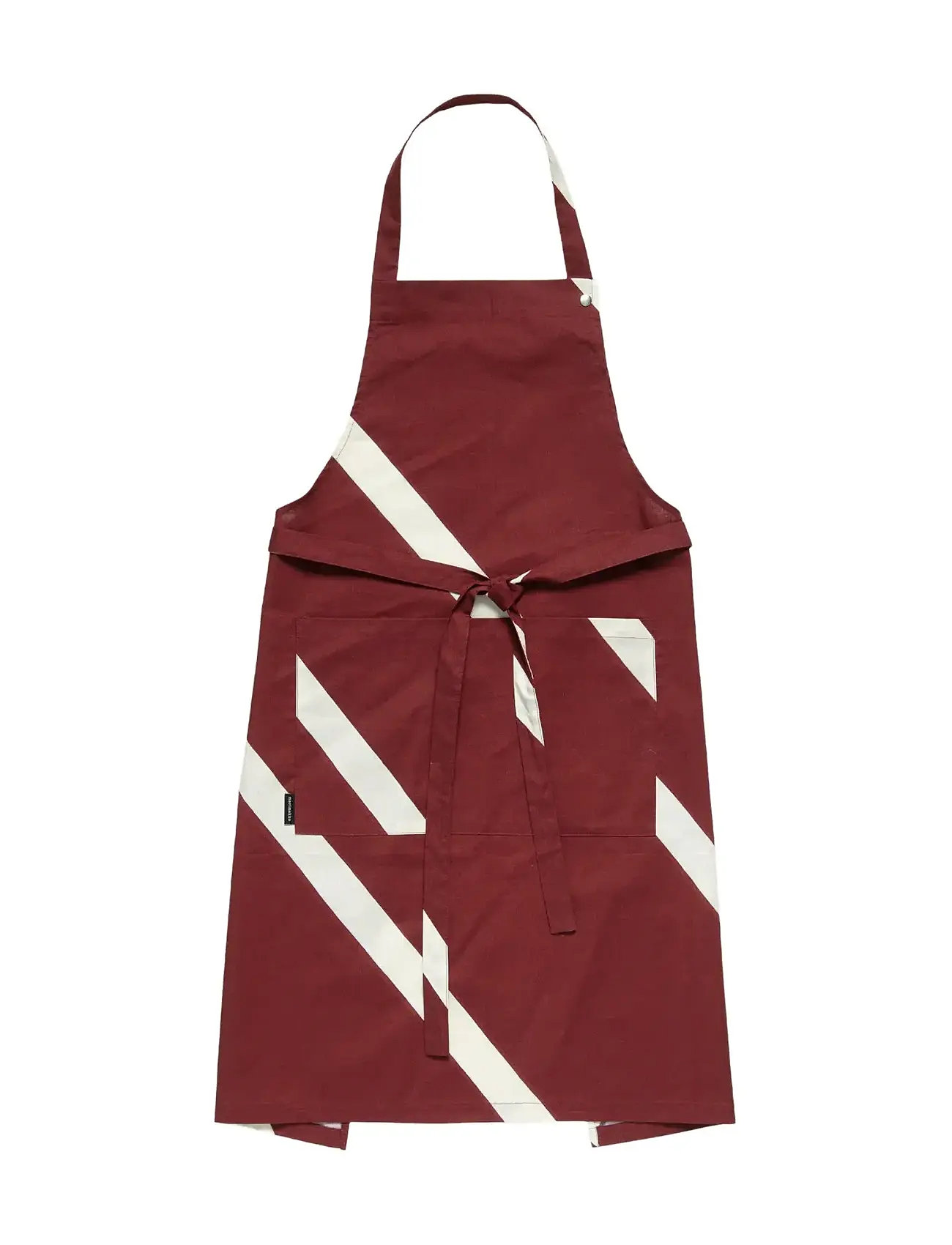 Marimekko Home Basso Apron, L:84 cm, Burgundy, Køkkentekstiler > Forklæder, Unisex
