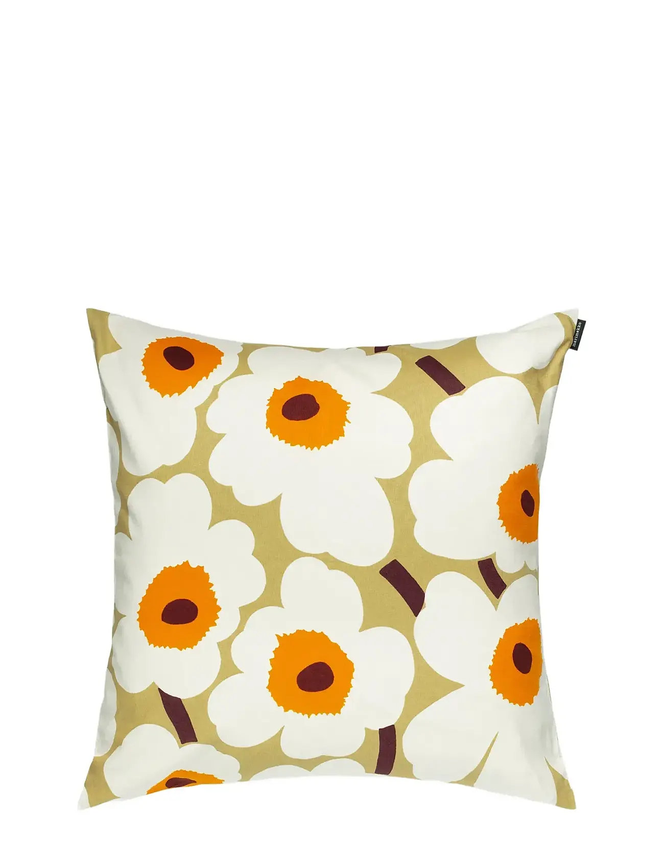 Marimekko Home Pieni Unikko C.cover 50X50cm, 50X50 cm, Yellow, Puder & Tæpper > Pudebetræk, Unisex