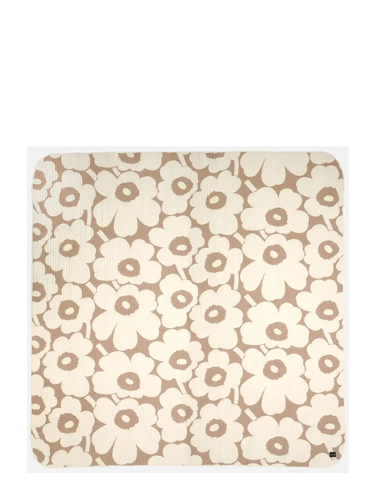 Marimekko Home Unikko Bedspread 260X260cm, 260X 260 cm, Cream, Sengetekstiler > Sengetæppe, Unisex