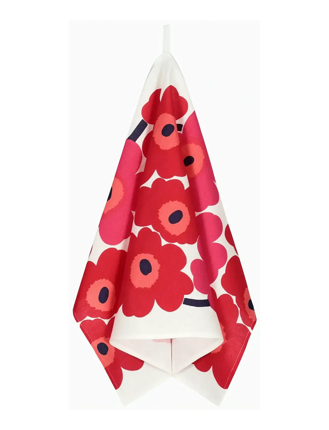 Marimekko Home Unikko Tea Towell 2Kpl, One Size, Red, Køkkentekstiler > Køkkenhåndklæder, Unisex