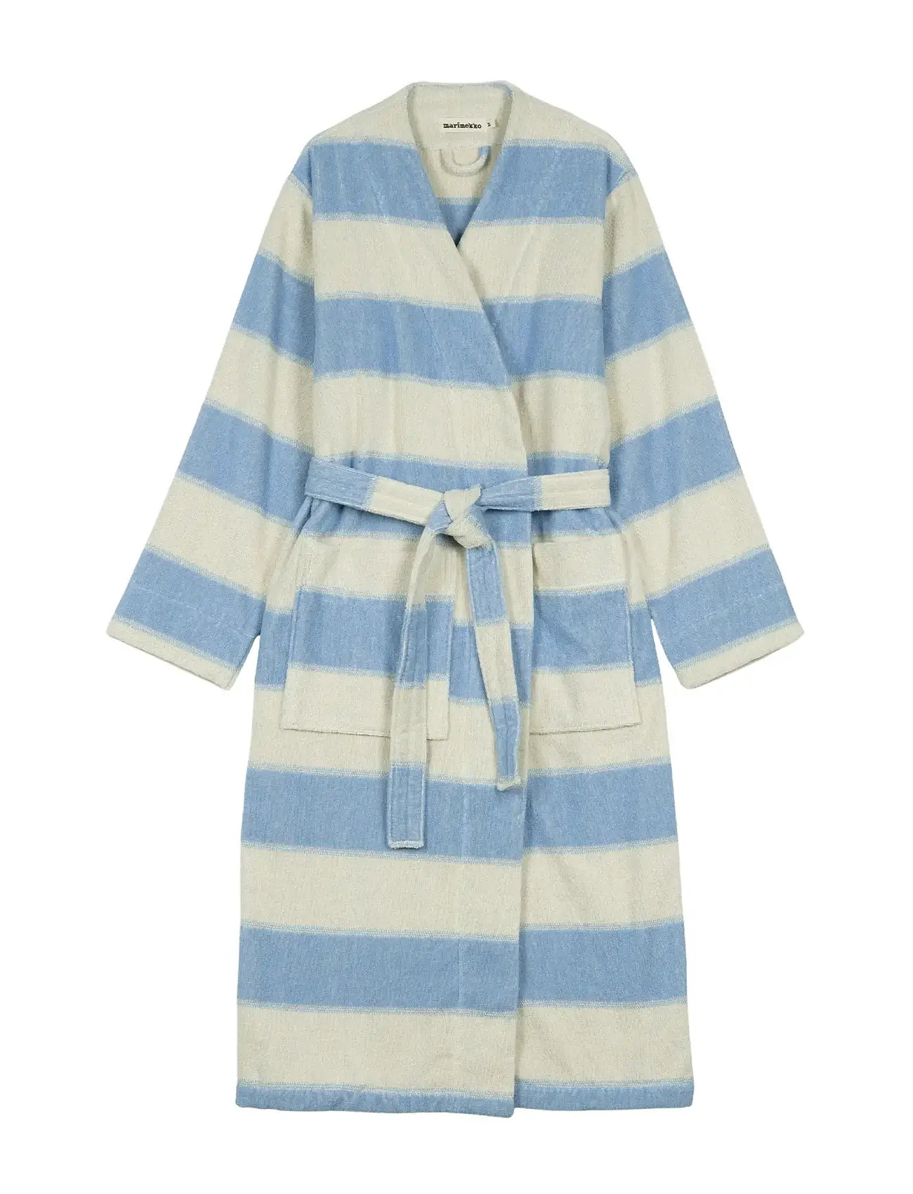 Marimekko Home Galleria Bath Robe, L, Blue, Tekstiler Til Badeværelset > Badekåber, Unisex