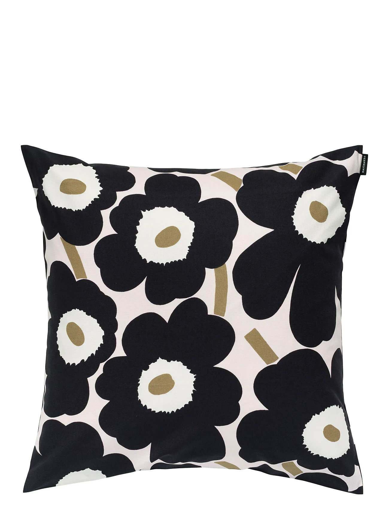 Marimekko Home Pieni Unikko Cush. Cover 50X50, 50X50 cm, Black, Puder & Tæpper > Pudebetræk, Unisex