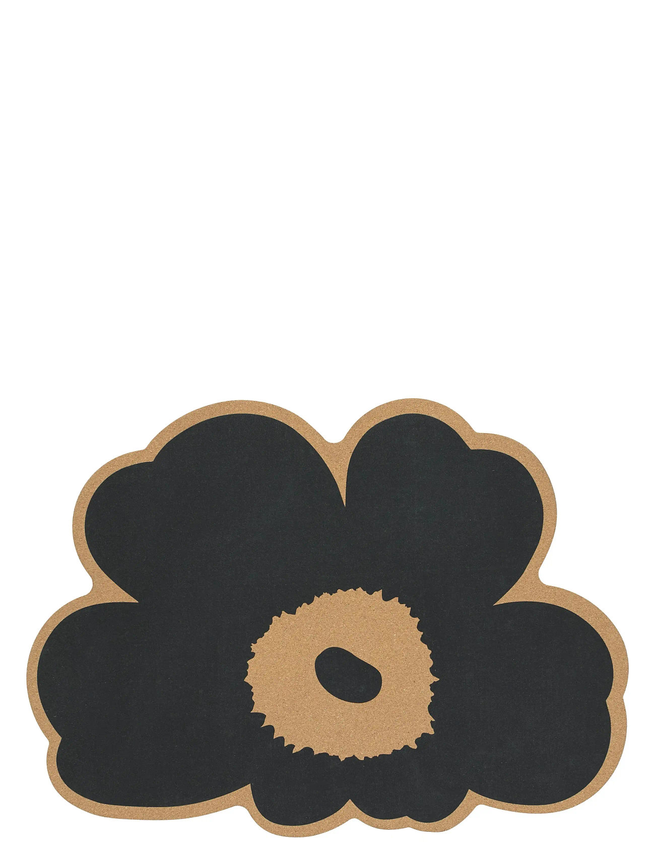 Marimekko Home Unikko Cork Placemat, 35X40 cm, Black, Tableware > Placemats, Unisex