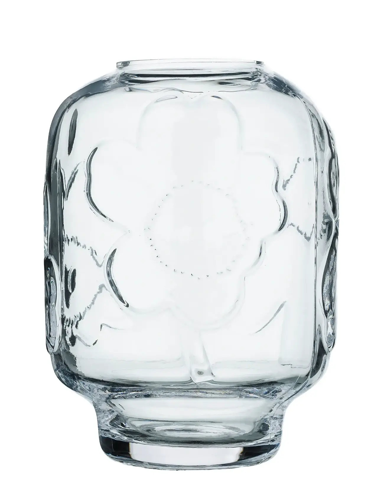 Marimekko Home Unikko Glass Vase 18cm, One Size, Nude, Vases > Other Vases, Unisex