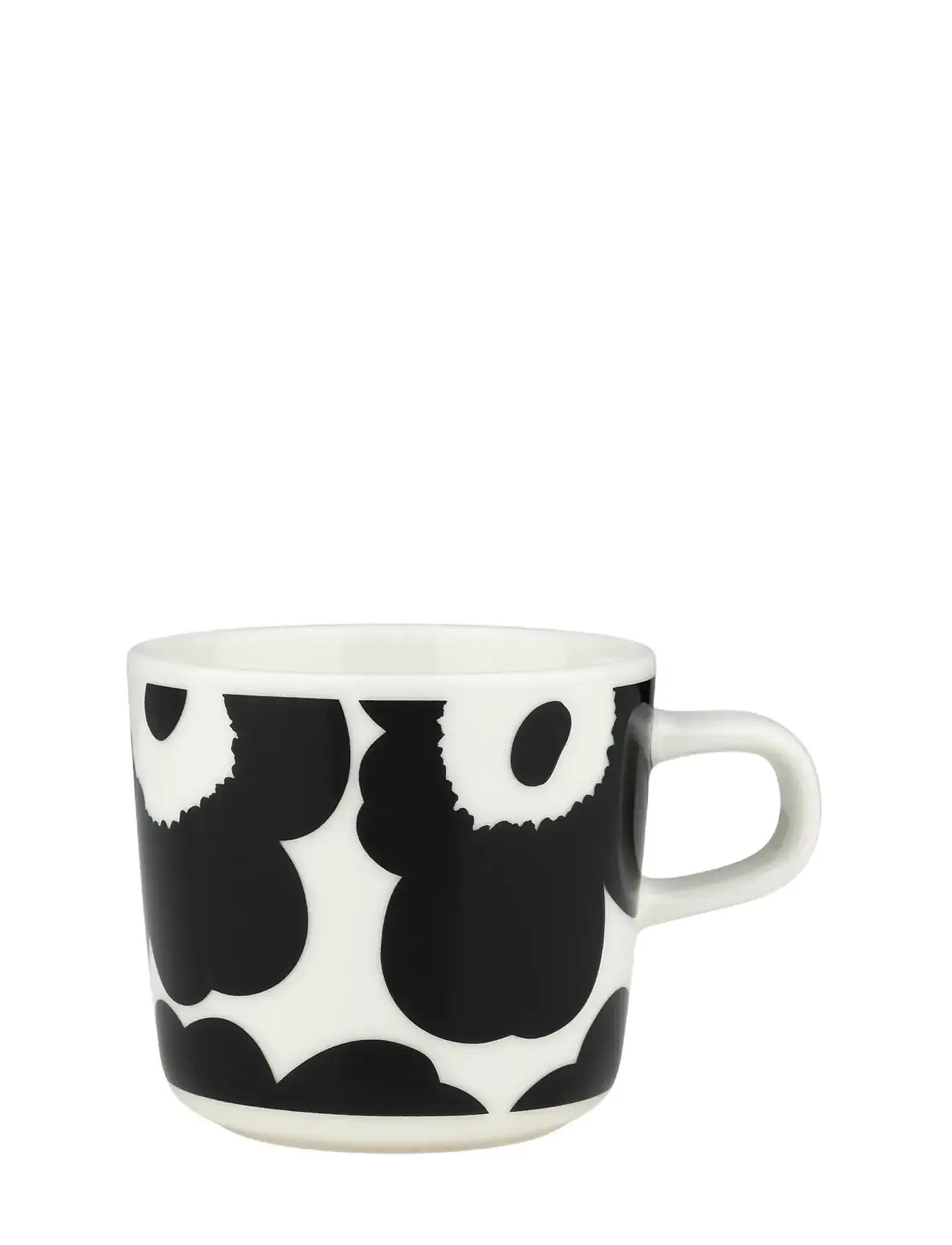 Marimekko Home Unikko Coffee Cup 2Dl, 7X 7.5 cm, Black, Kopper & Krus > Kaffekopper, Unisex