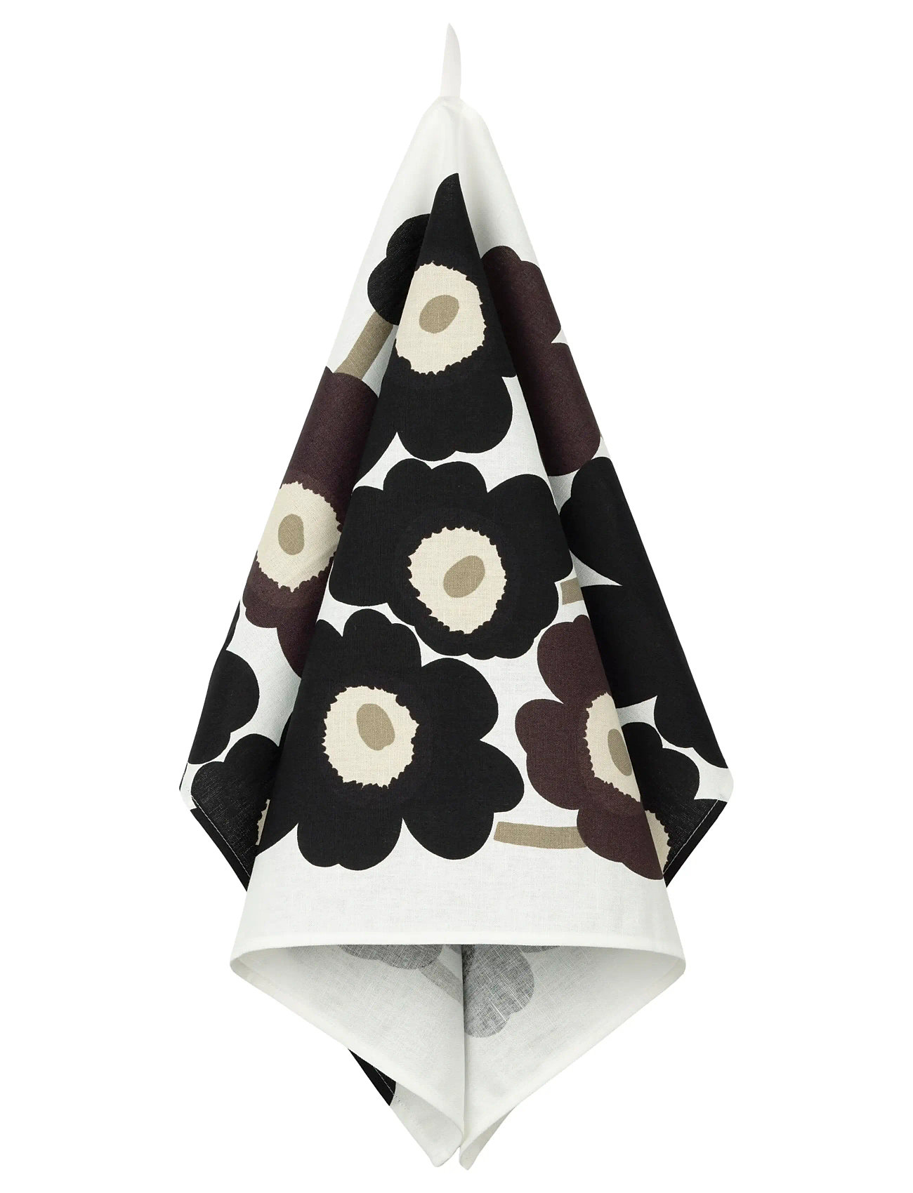 Marimekko Home Unikko Tea Towel 47X70cm, 47X 70 cm, White, Køkkentekstiler > Køkkenhåndklæder, Unisex