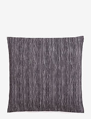 Marimekko Home - VARVUNRAITA CUSHION COVER - poszewki na poduszki - black, white - 0
