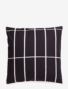 TIILISKIVI CUSHION COVER - poszewki na poduszki - black, white