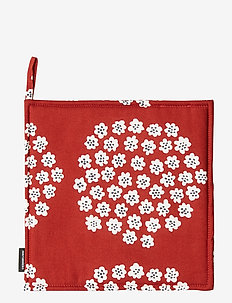 Puketti pot holder - RED, DARK BLUE, WHITE
