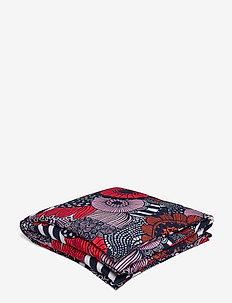 SIIRTOLAPUUTARHA DUVET COVER - WHITE, RED, DARK BLUE