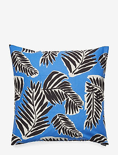 BABASSU CUSHION COVER - BLUE, BLACK, OFF-WHITE