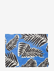BABASSU ACRYLIC COTTON PLACEMAT - BLUE, BLACK, OFF-WHITE