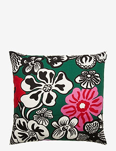 KAUKOKAIPUU CUSHION COVER - GREEN, VIOLET, RED