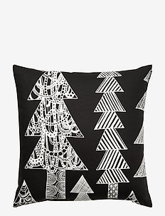 Kuusikossa cushion cover - BLACK, WHITE