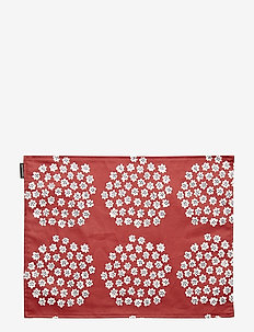 Puketti acryl cotton placemat - RED, DARK BLUE, WHITE