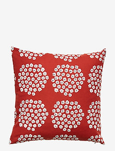 Puketti cushion cover - RED, DARK BLUE, WHITE