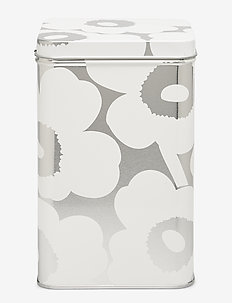Unikko tin box - GREY, WHITE