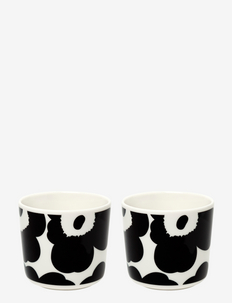 UNIKKO COFFEE CUP 2DL WITHOUT HOLDERS 2PIECES - coffee cups - white, black