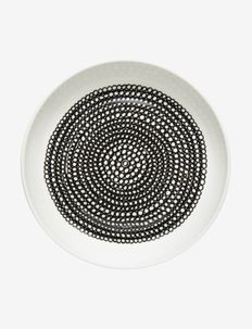 RÄSYMATTO PLATE - dinner plates - white, black