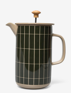 TIILISKIVI COFFEE PRESS - stempelkander - terra,dark green
