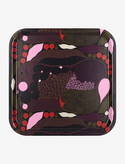 RUSAKKO TRAY 32X32CM - trays - olive, navy blue, red, pink