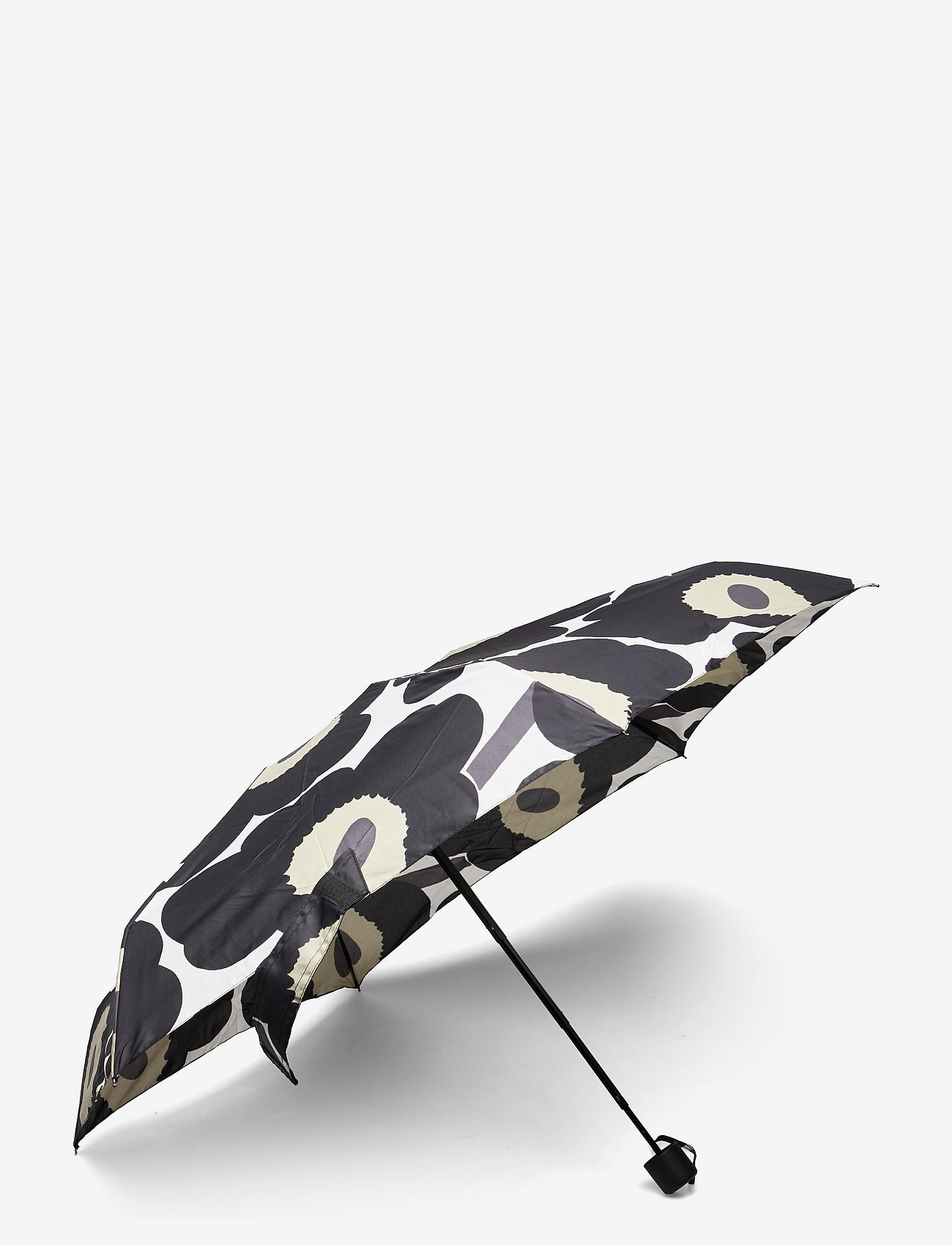 Marimekko - MINI UNIKKO Umbrella, manual - white, black, olive - 1
