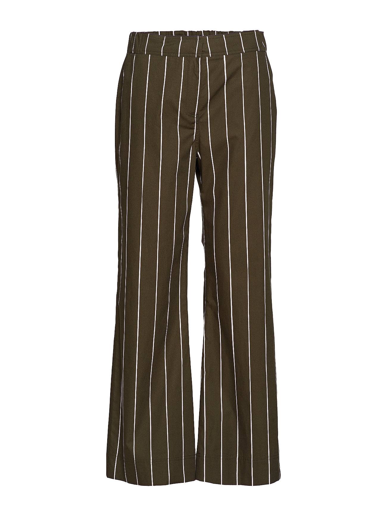 Tervehditty Kiskoraita Trousers Wijde Broek Groen Marimekko marimekko kopen in de aanbieding