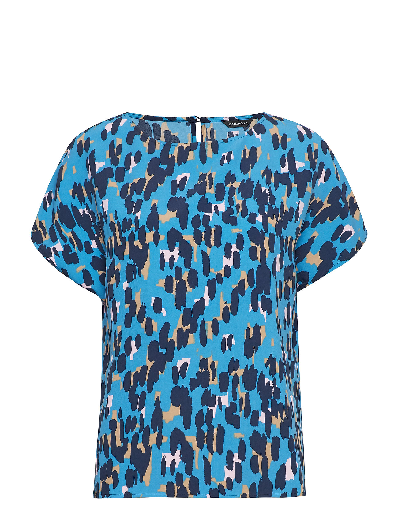 Nelio Kaski Shirt Blouse Korte Mouwen Blauw Marimekko marimekko kopen in de aanbieding Nelio Kaski Shirt Blouse Korte Mouwen Blauw Marimekko marimekko kopen in de aanbieding