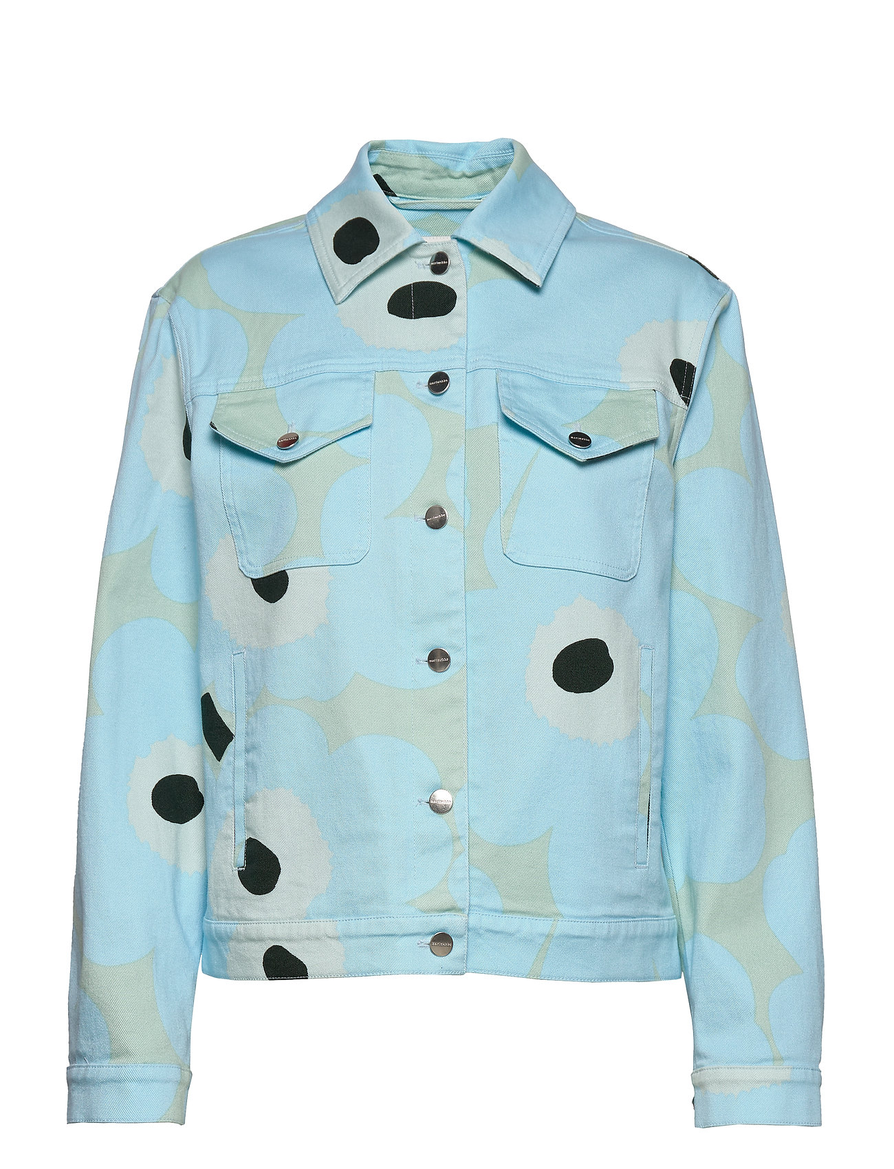 Marimekko Ranta Unikko Jacket Blue Green Turquoise 251 25 Large Selection Of Outlet Styles Booztlet Com