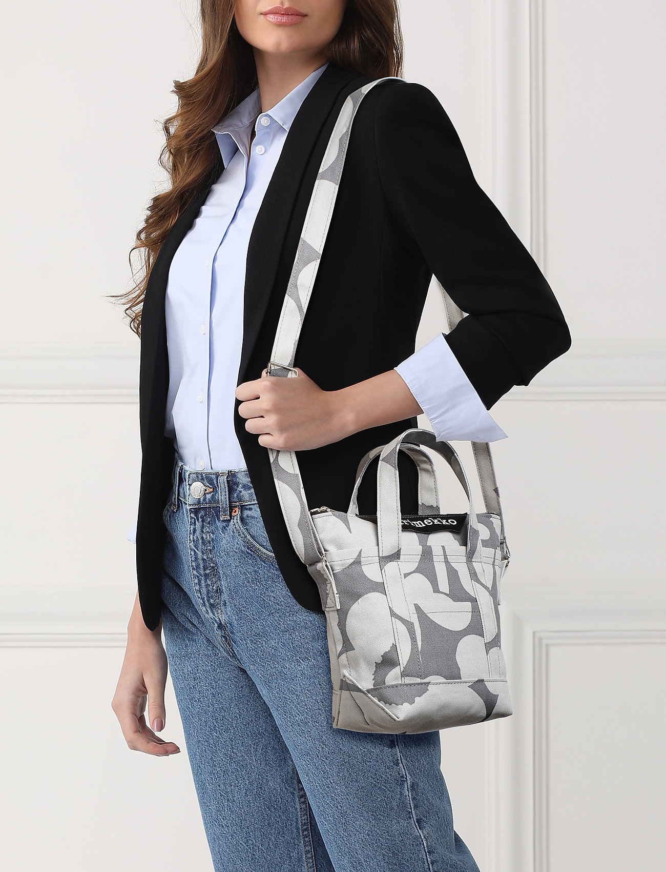 Marimekko håndtasker – Milli Matkuri Pieni Unikko Ii Shoulder Bag Bags Top  Handle Bags Grå Marimekko til dame i GREY,LIGHT GREY 