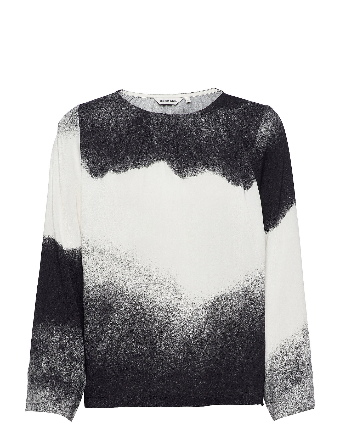 Polulla Pilvi Shirt T-shirts & Tops Long-sleeved Musta Marimekko