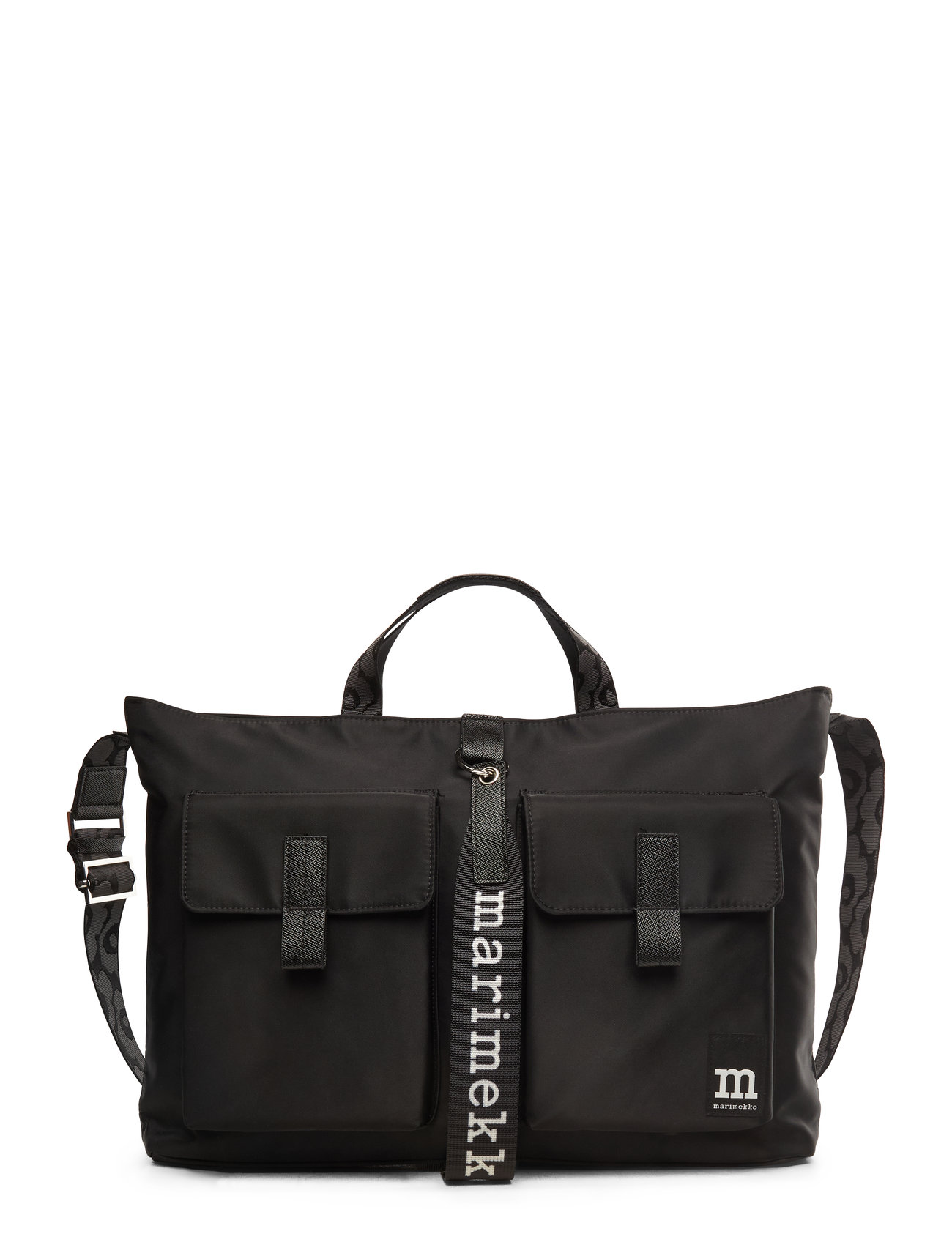 Marimekko Everything Messenger Solid, One Size, Black, Tasker > Tasker Med Tophåndtag, Dame