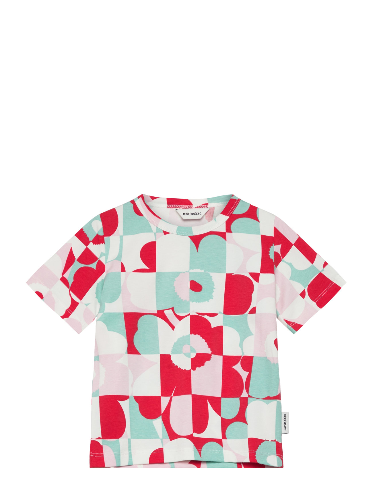 Soida Ruutu Unikko Ii Tops T-shirts Short-sleeved Multi/patterned Marimekko
