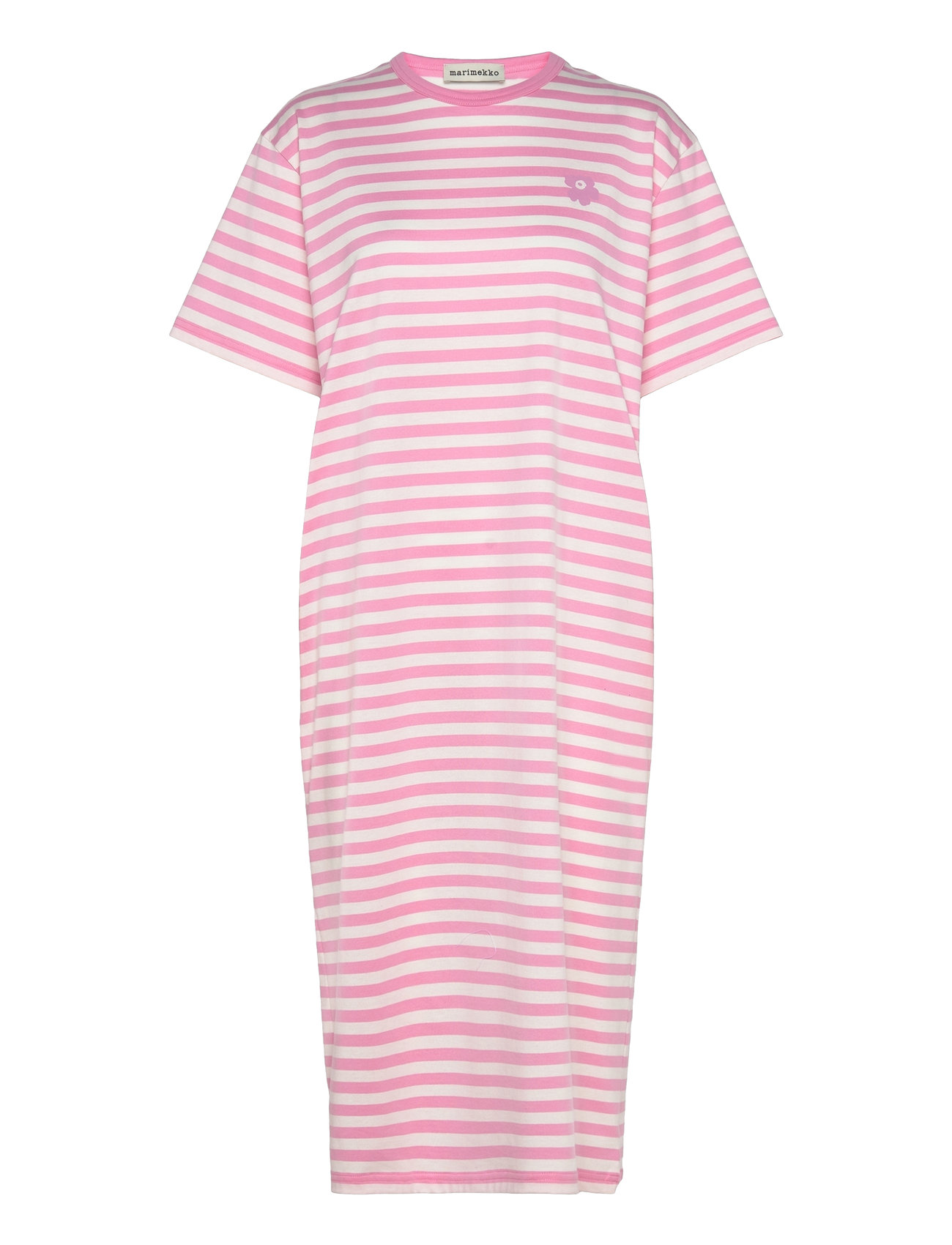 Tasaraita Over D Dress Pink Marimekko