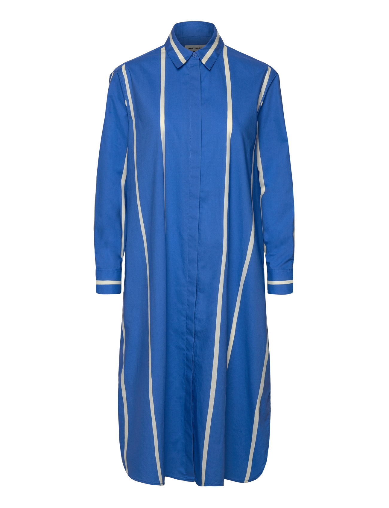 Runoelma Puhveli Knelang Kjole Blue Marimekko