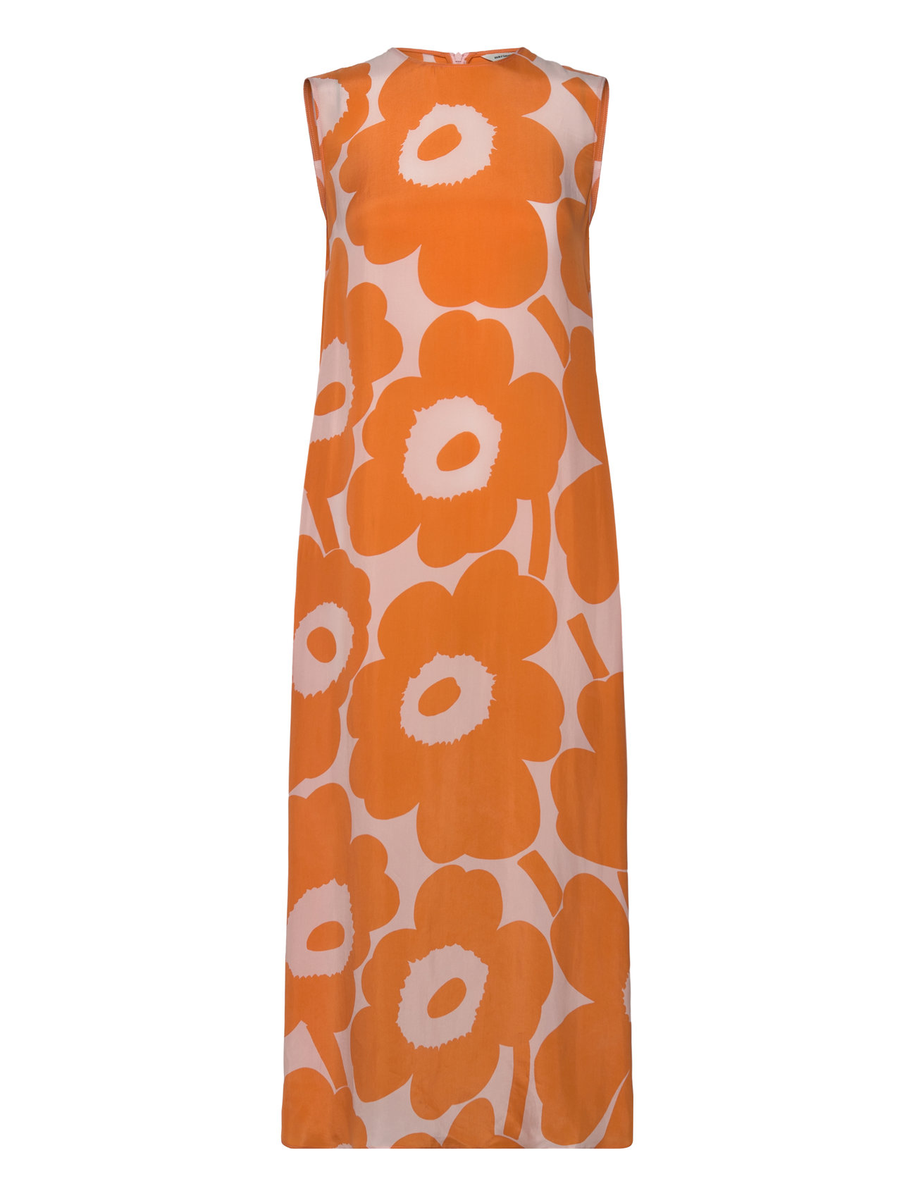 Migot Unikko Knelang Kjole Orange Marimekko