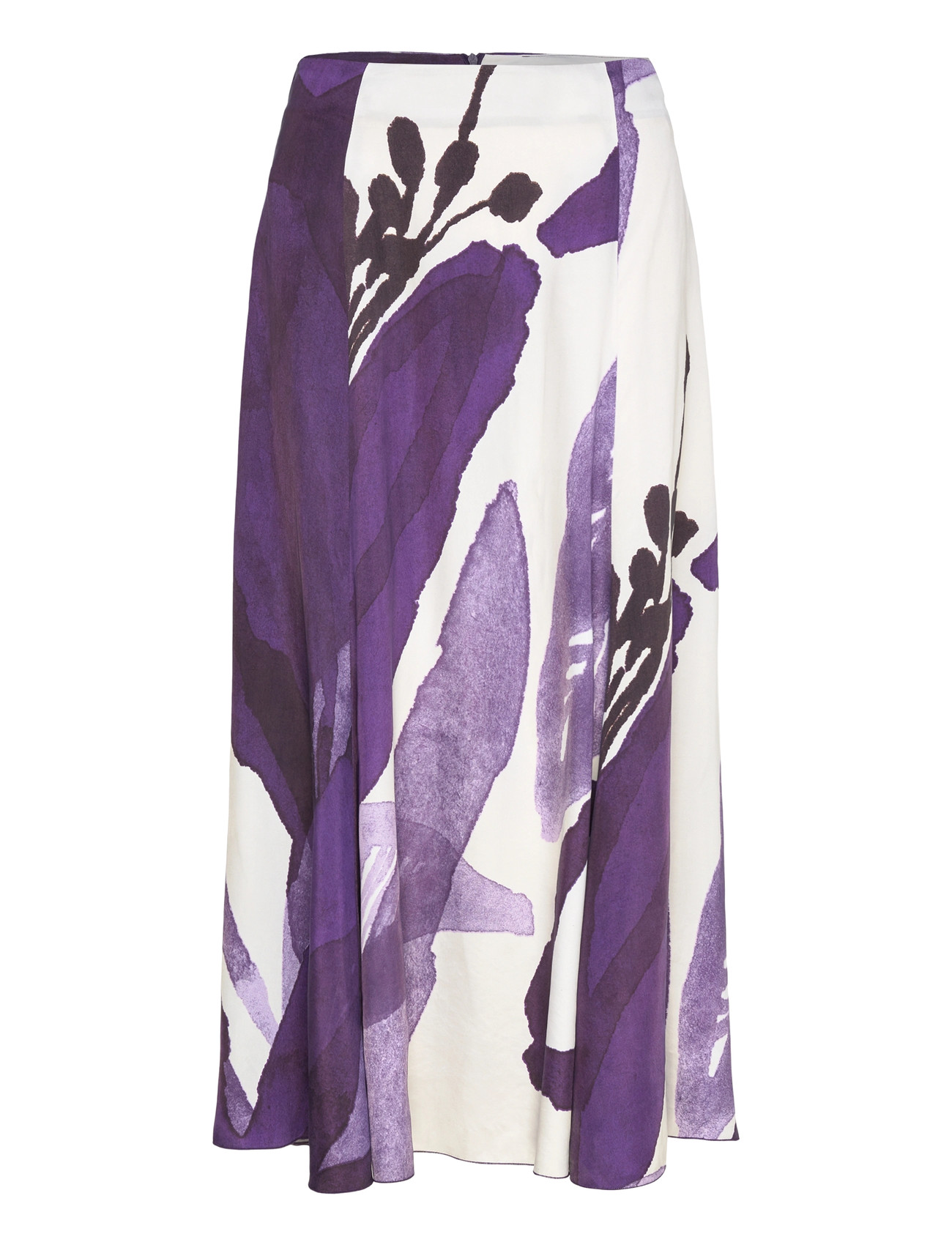 Marimekko Muovaus Kylmänkukka, 46, Purple, Nederdele > Knælange Og Midi Nederdele, Dame