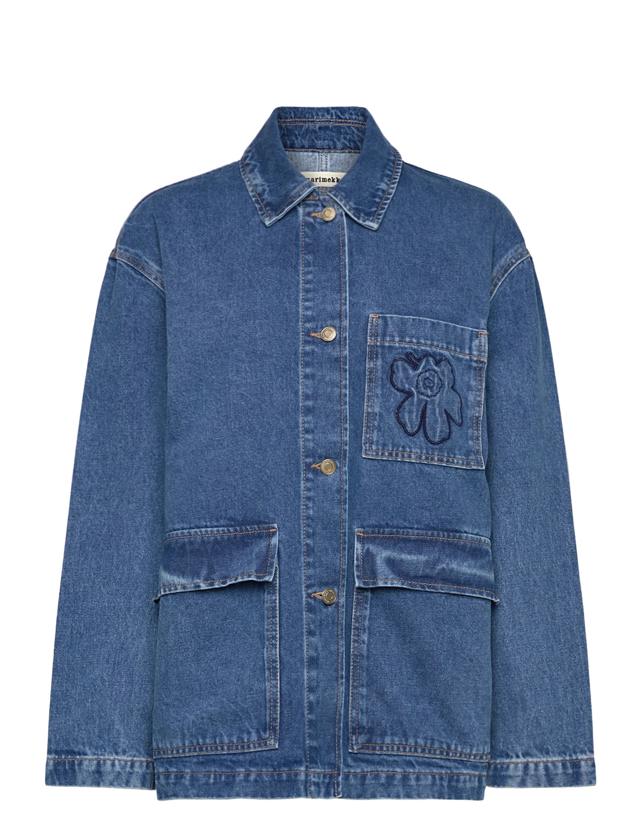 MARIMEKKO Maridenim Poweri Unikko Blau - L - Damen
