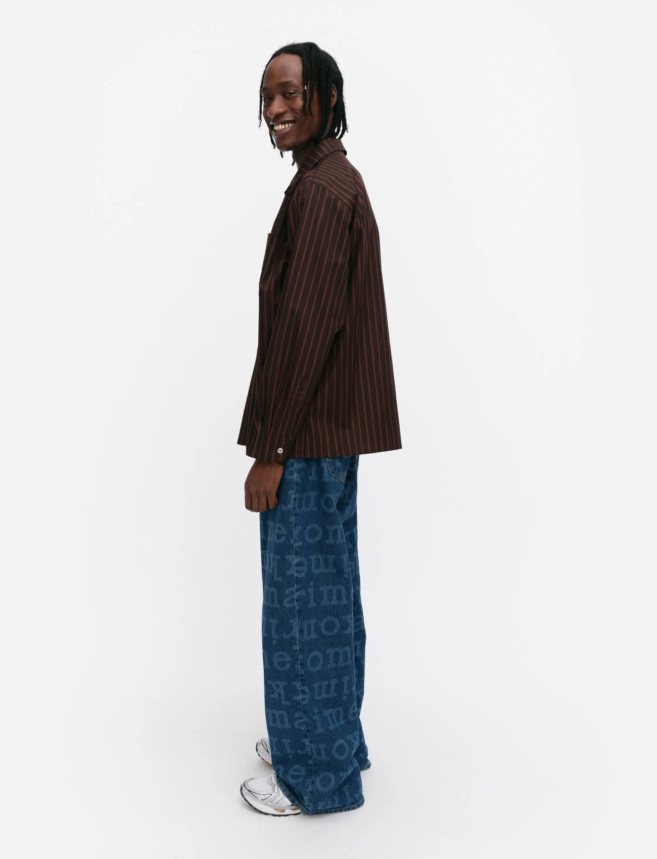 Marimekko Jokapoika 2017, S, Brown, Skjorter > Langærmede, Dame